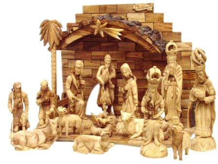 Olive Wood Crosses — Olive Wood Nativity Sets and Holy Land Art