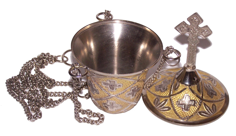 Hanging Oil Lamp - Can also be used as Incense Burner - Church Supplies and accessories