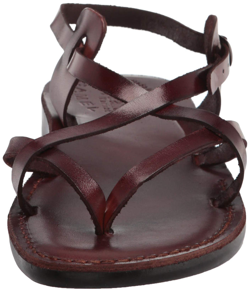 Holy Land Market Unisex Genuine Leather Biblical Sandals - Jesus -Yashua Style III
