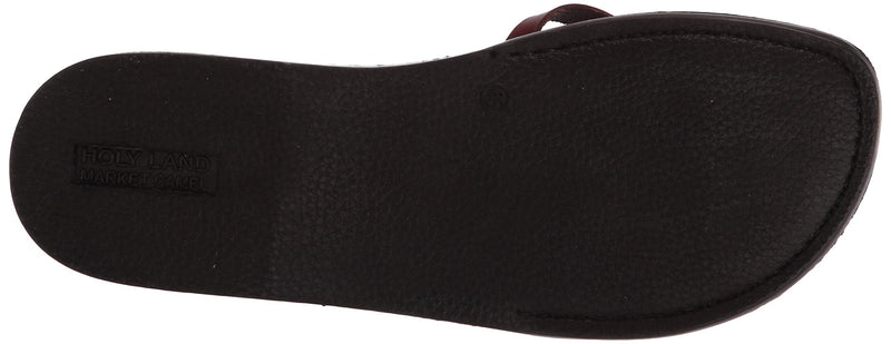 Holy Land Market Unisex Genuine Leather Biblical Sandals - Jesus -Yashua Style III