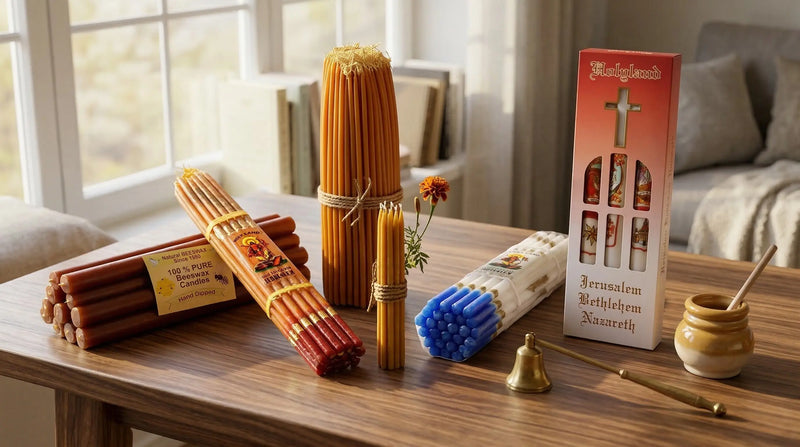 Velas de Cera de Abeja Orgánica