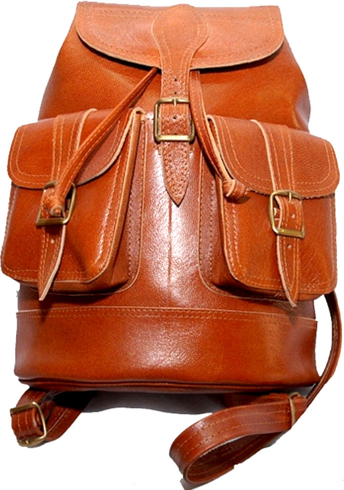 Holy Land Market Leather Back Bag - Meduim (30 cm OR 12 inches)