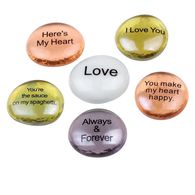 Love and Romance Glass Stones Set - Model II - by Holy Land Market