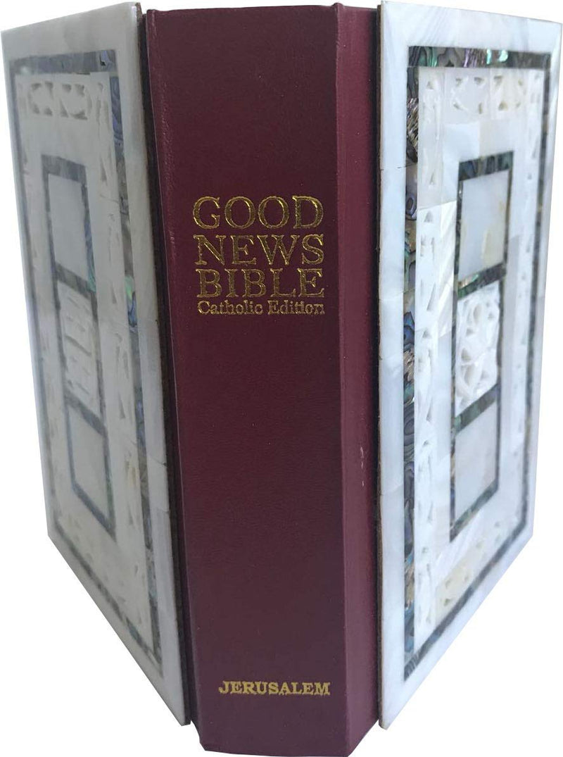 Holy Land Market Catholic Edition - Holy Bible,- Class A Mother of Pearls Cover (English)