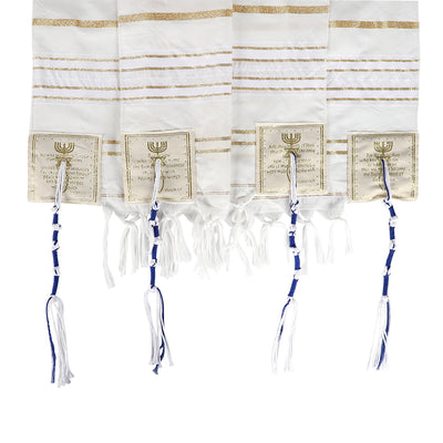HolyLandMarket Mens Messianic Shawl/Tallit - The Messiah Tallit