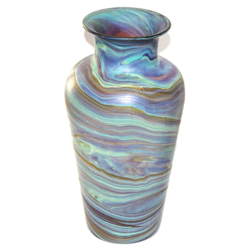 Adonia Style Phoenician - Ancient Beauty Phoenician Glass Vase. No Two are Alike. Museum Quality Looks and Feels (8 Inch)