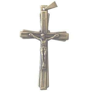 Crucifijo ligero - Bronce (4.5 cm o 1.77")