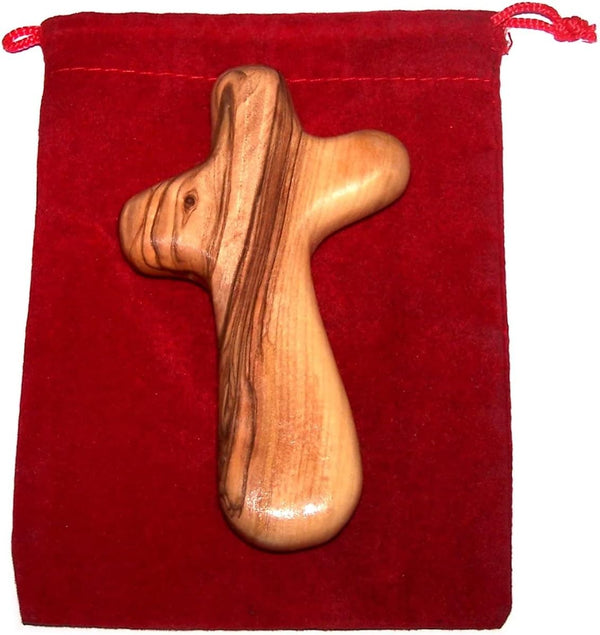 Everything you need to know about Olive Wood Comfort Holding Crosses from Bethlehem, the Holy Land