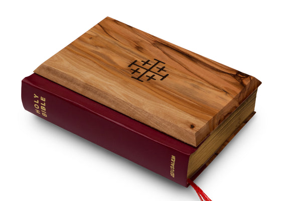 Olive Wood Covered Bible - a Must-Have in Every Christian Household