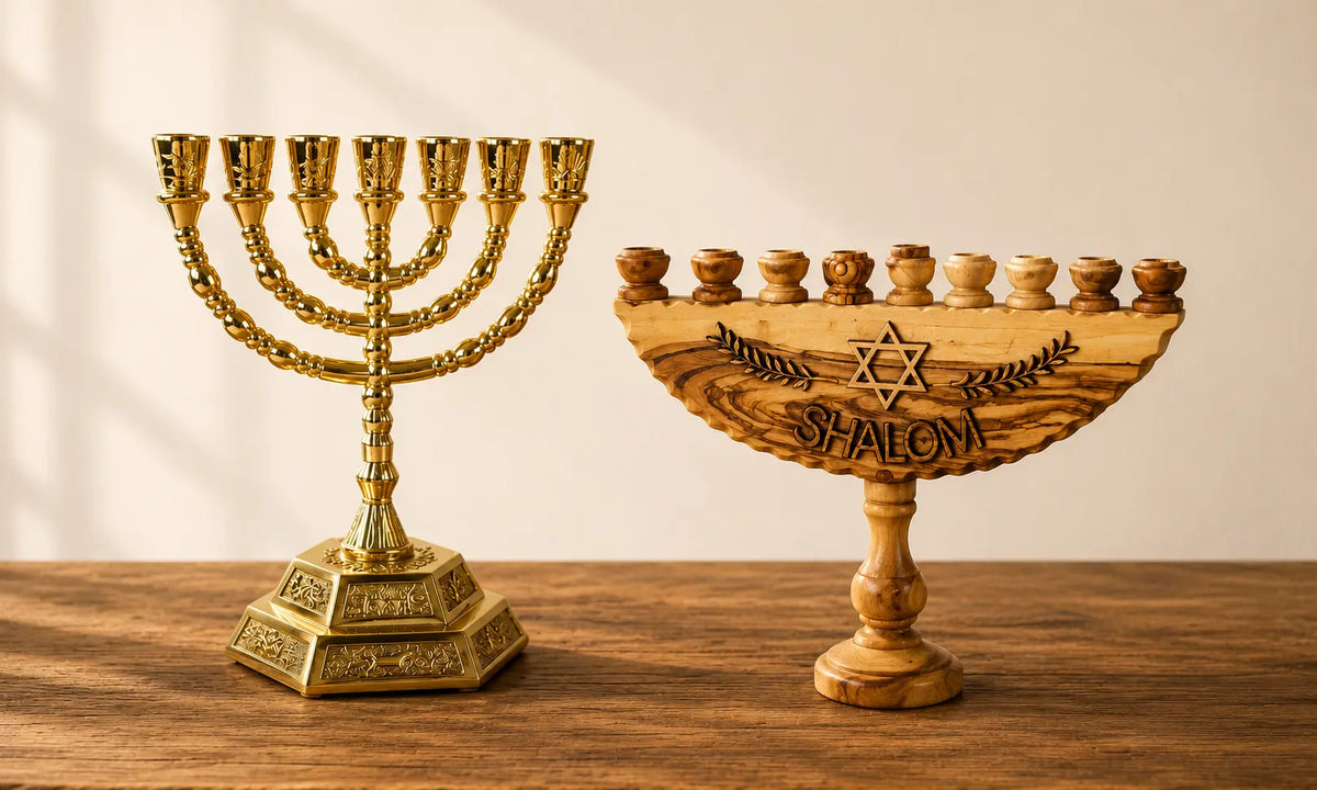 Everything you need to know about Menorahs and Hanukkiahs