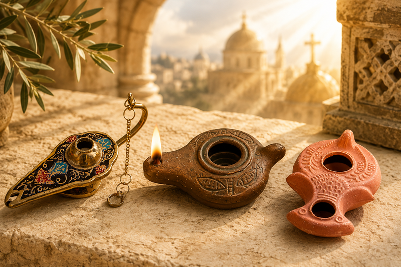 Oil & Clay Lamps
