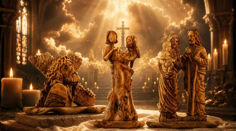 Olive Wood Museum Quality Statues