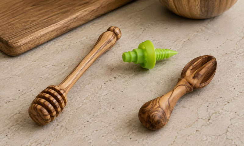 Olive Wood Juicers & Dippers
