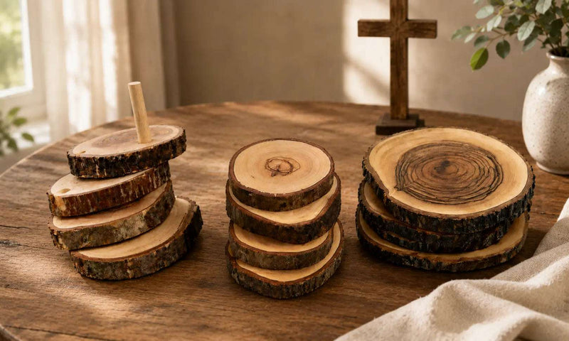 Olive Wood Coasters