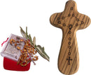 Holy Land Market Catholic Rosary with Crucifix Holding/Comfort Cross
