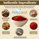 Mercado de Tierra Santa Incienso de Flores Trituradas y Selladas de La Tierra Santa - 90-110 Gramos (3.5 Onzas)