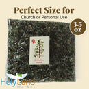 Mercado de Tierra Santa Incienso de Flores Trituradas y Selladas de La Tierra Santa - 90-110 Gramos (3.5 Onzas)