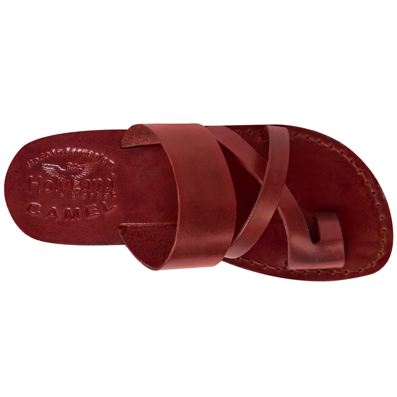 Holy Land Market Men/Women Biblical Jesus Leather Sandals/Slides From Jerusalem (Shepherd's Field II)