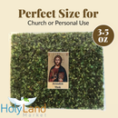 Mercado de Tierra Santa Incienso de Flores Trituradas y Selladas de La Tierra Santa - 90-110 Gramos (3.5 Onzas)