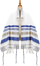 Holy Land Market Grafted IN - Messianic Christian Prayer Shawl/Tallit Prayer Shawl - Creation and Restoration Talit