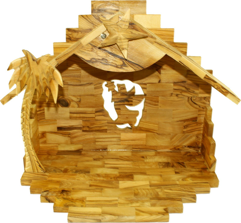 Olive Wood Silent Night Nativity