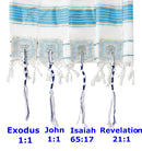 Holy Land Market Grafted IN - Messianic Christian Prayer Shawl/Tallit Prayer Shawl - Creation and Restoration Talit