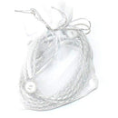 10 medals Bracelet showing Commandments - Silver ( 7cm or 2.8 inch in diameter ) - English