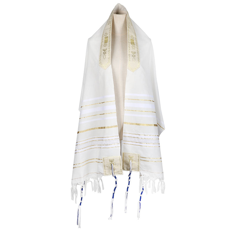 HolyLandMarket Mens Messianic Shawl/Tallit - The Messiah Tallit