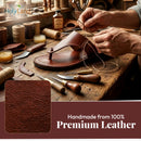 Sandalias/Deslizadores de cuero de Jesús Bíblico para hombres/mujeres del Mercado de Tierra Santa (Estilo Jerusalén IV)