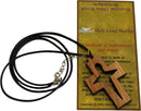 Olive Wood Cross Risen Christ (2.5 Inches)