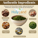 Mercado de Tierra Santa Incienso de Flores Trituradas y Selladas de La Tierra Santa - 90-110 Gramos (3.5 Onzas)