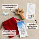 Crucifijo de 14 estaciones de madera de olivo - 18 cm O 7 pulgadas