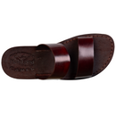 Holy Land Market Men/Women Biblical Jesus Leather/Suede Sandals/Slides From Jerusalem (Style I)