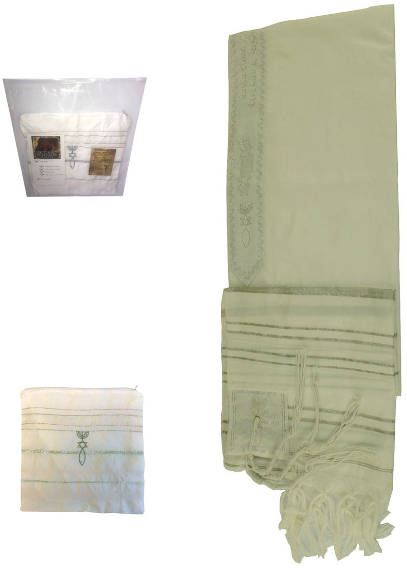 HolyLandMarket Mens Messianic Shawl/Tallit - The Messiah Tallit