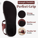 Sandalias/deslizadores de cuero bíblicas para hombres/mujeres de Jesús del Mercado de Tierra Santa desde Jerusalén (Estilo Jerusalén I)