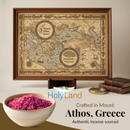 Mercado de Tierra Santa Incienso de Flores Trituradas y Selladas de La Tierra Santa - 90-110 Gramos (3.5 Onzas)