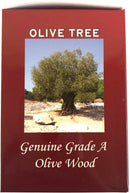 Adorno de Natividad Campana de Madera de Olivo con Caja de Regalo (Aproximadamente 4 pulgadas de alto)