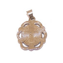 Jesus the Word - Christ Pantocrator - enamelled resined pewter medal with CZ stones (3 cm or 1.2 inches)