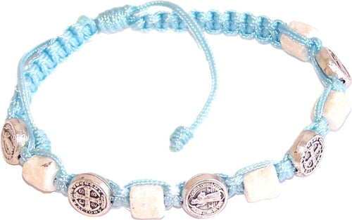 MEDJUGORJE - Rosario - Pulsera de piedras de la colina de la Aparición.