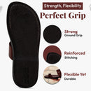 Sandalias/deslizadores bíblicos de cuero para hombres/mujeres de Jerusalén (Jesús - Estilo de dedo I)