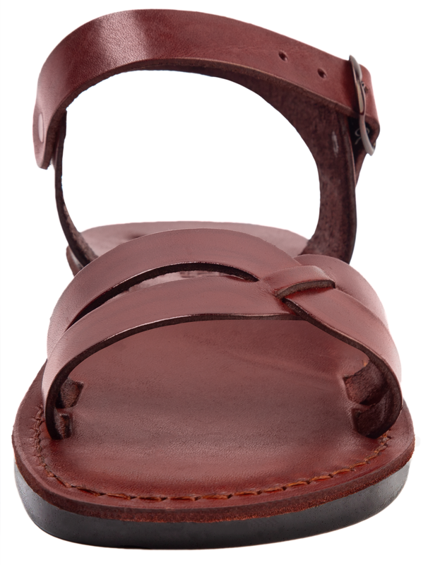 Holy Land Market Men/Women Biblical Jesus Leather Sandals/Slides From Jerusalem (Yousef Style)