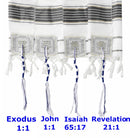 Holy Land Market Grafted IN - Messianic Christian Prayer Shawl/Tallit Prayer Shawl - Creation and Restoration Talit