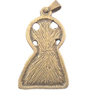 Sacred Heart of Jesus medal - Large - Bronze (3.9cm-1.53")