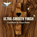 Crucifijo de 14 estaciones de madera de olivo - 18 cm O 7 pulgadas