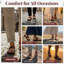Holy Land Market Men/Women Biblical Jesus Leather/Suede Sandals/Slides From Jerusalem (Suede IV)