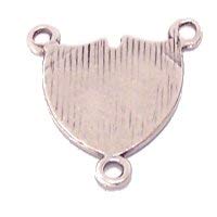 Scout emblem or symbol Center - Pewter Rosary triangle (2 cm - 0.8 inches)