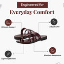 Sandalias/Deslizadores de cuero bíblicas de Jesús para hombres/mujeres del Mercado de Tierra Santa desde Jerusalén (Estilo Galilea)