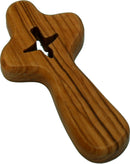 Holy Land Market Holy Spirit The Comforter Cross Package. Comes with Gift Box,Velvet Bag & Lord's Prayer Card - 3" Cross
