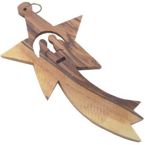 Wood Christmas Ornament - Flat (10 cm or 4")