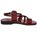 Holy Land Market Men/Women Biblical Jesus Leather Sandals/Slides From Jerusalem (Jesus - Style I)